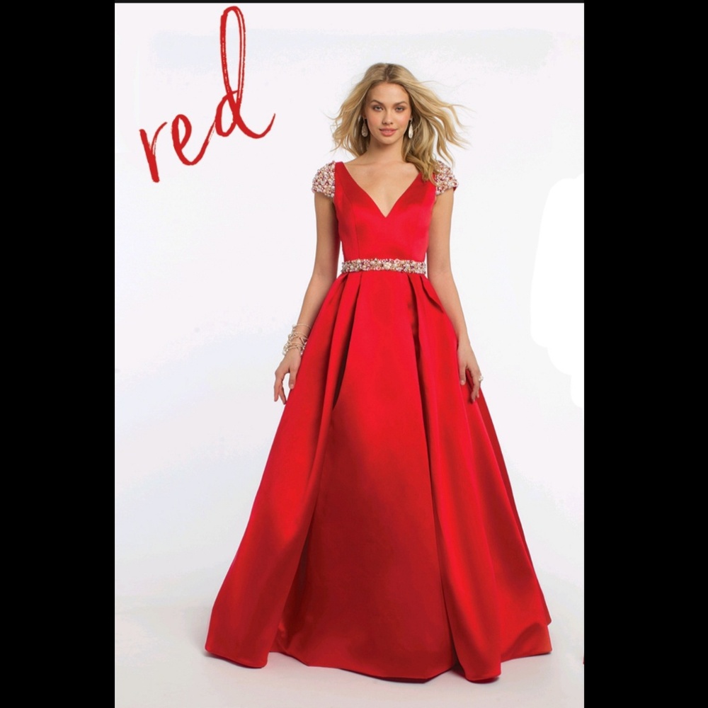 Beaded Satin Prom/Formal/Homecoming Dress Ballgown